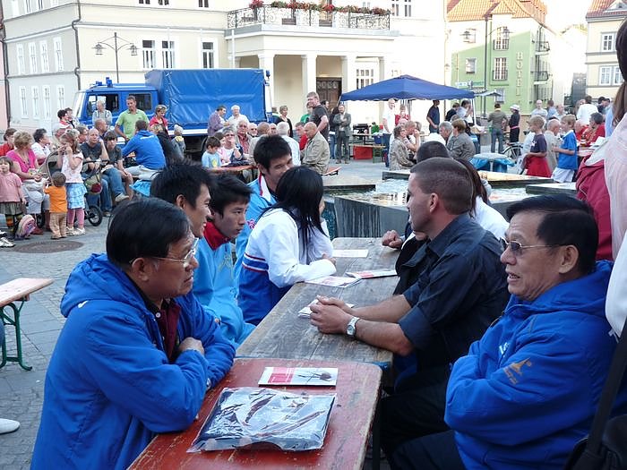 Athletenpr&auml;sentation des 15. Sparkassenmeetings 