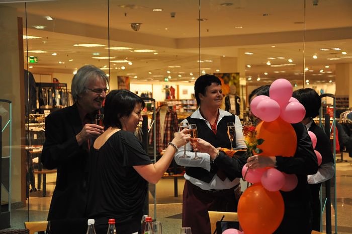 Geburtstagsfeier in der Galerie