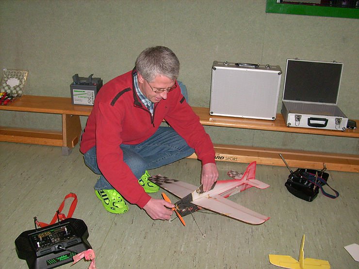 Thomas R&uuml;ckert mit Ausr&uuml;stung