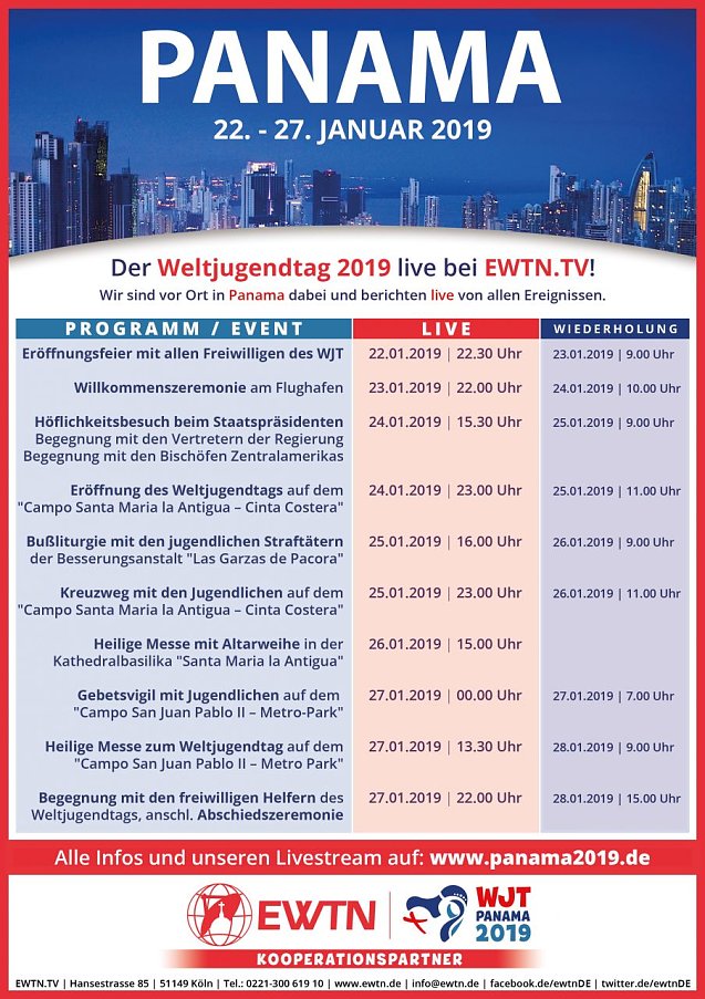 Bild: &Uuml;bersicht der Sendungen